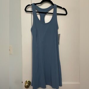 Blue Athleta Racerback Tank Dress (M)